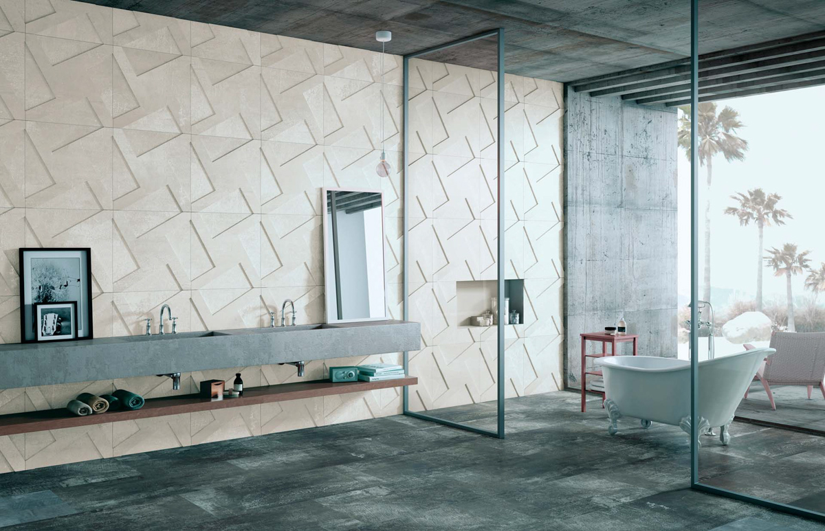 Alchemy - modern shower tiles