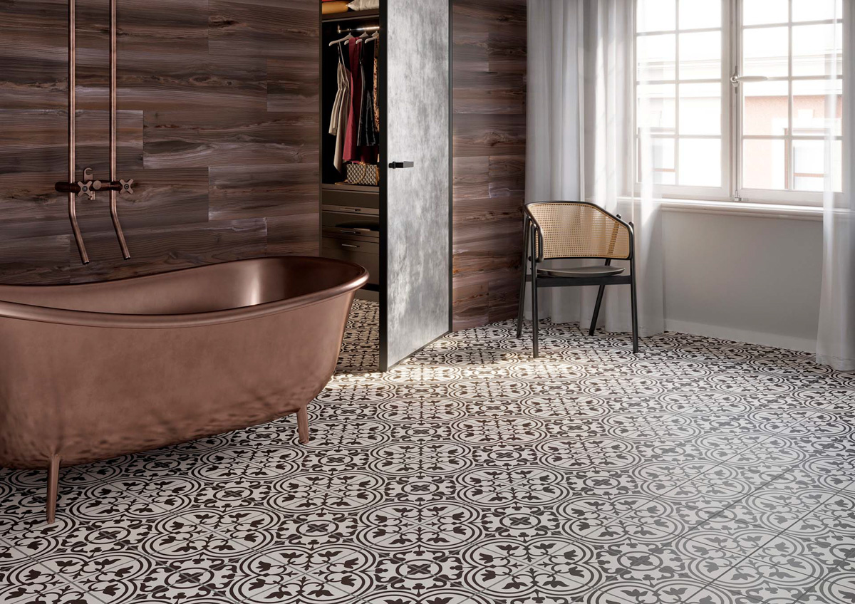 Antico - mosaic shower tiles