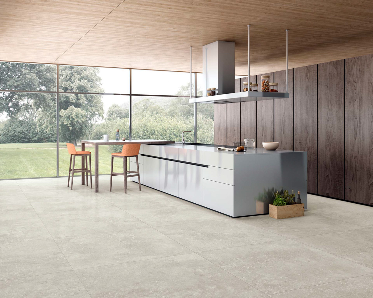 Flooring: Instinto Taupe Natural 90X90