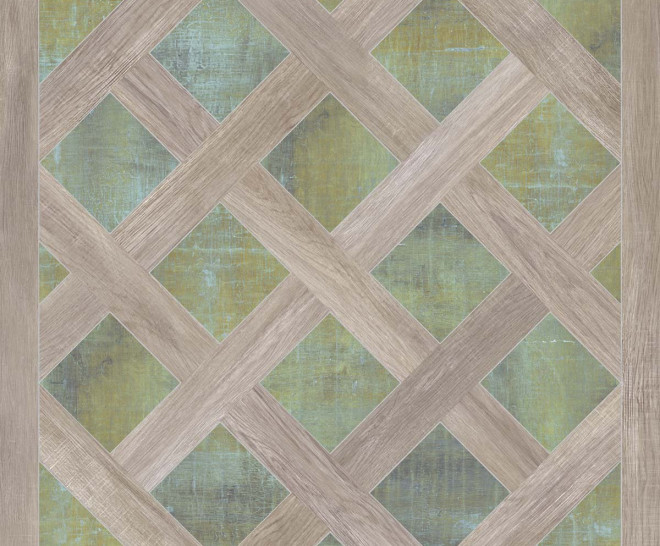 Intarsio Green Natural 100X100