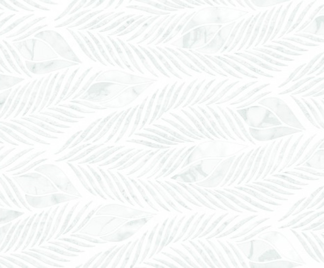 Leaves White Glossy 30X100