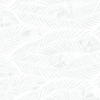 Leaves White Glossy 30X100