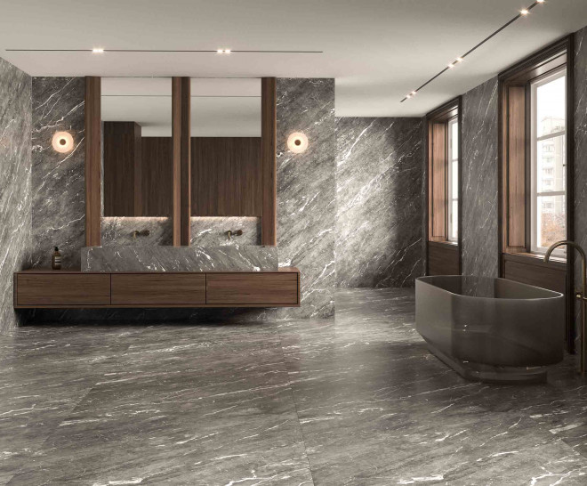Marble Cardinale Grey 3D Natural 120X280