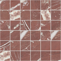 Marble Cardinale Rosso Nat Mos 5X5 30X30