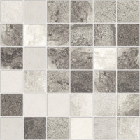 Marble Panda Black Nat Mos 5X5 30X30