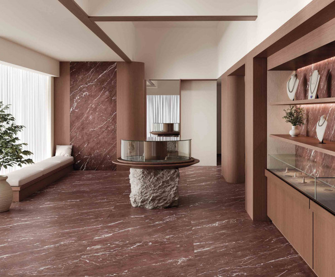 Marble Cardinale Rosso 3D Natural 60X120