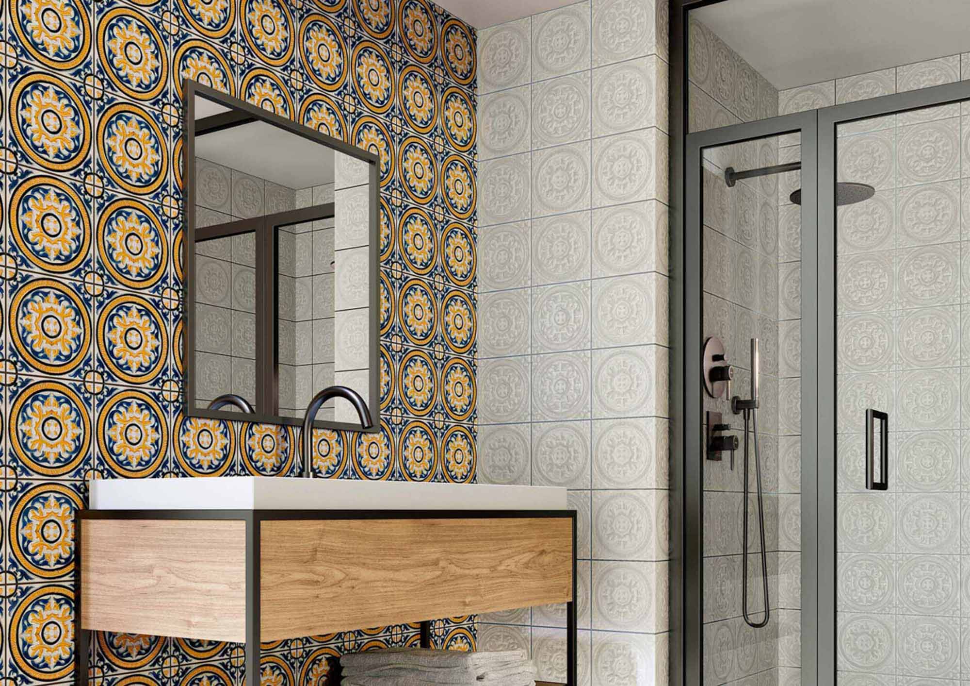 Azulejos para baños pequeños: diseños y combinaciones