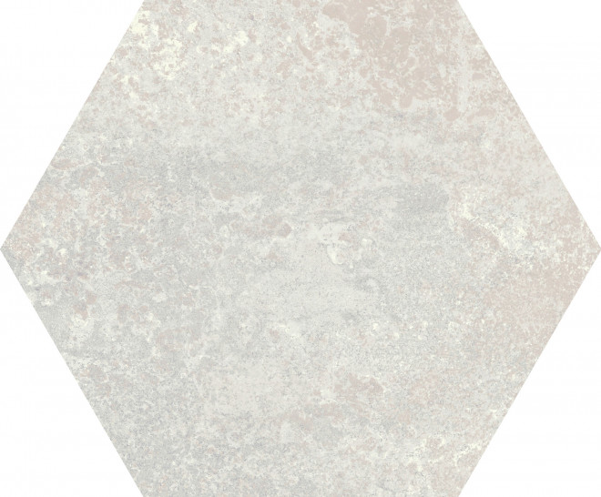 Rust White Natural Hexagon Hex 25X30