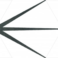 Starline White Natural Hexagon Hex 25X30